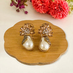 Duraiya Majesty Mother of Pearl Earrings - ER-71