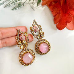 Gul e Jahaan Gemstone Cascade Earrings ER-77