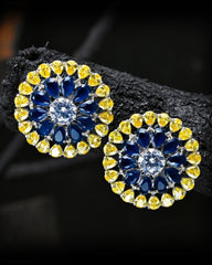 Rose Petal Earrings - (T-11)