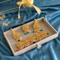 Heer e Moti Square Symphony Necklace Set S-47