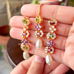 Khushbu Graceful Garden Necklace Set - S-51