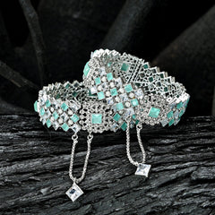 Royal Empress Zircon Bangles - BN-34