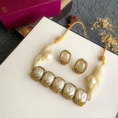 Husn-e-Janan Pearls Perfection Choker Set CS-51