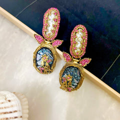 Gul-e-Rang Crushed Starlight Earrings – ER-97