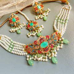 Moti-e-Chamak Royale Choker Set - CS-52