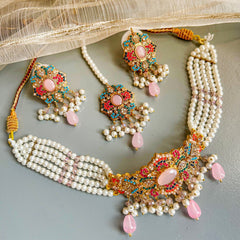 Moti-e-Chamak Royale Choker Set - CS-52