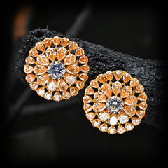 Rose Petal Earrings - (T-11)