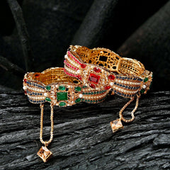 Royal Heritage KB Bangles - BN-39 Chikoo