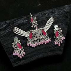 Emerald Pearl Enchantment Choker Set - (CS-08)