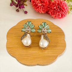 Duraiya Majesty Mother of Pearl Earrings - ER-71