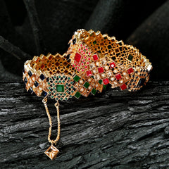 Royal Empress Zircon Bangles - BN-34