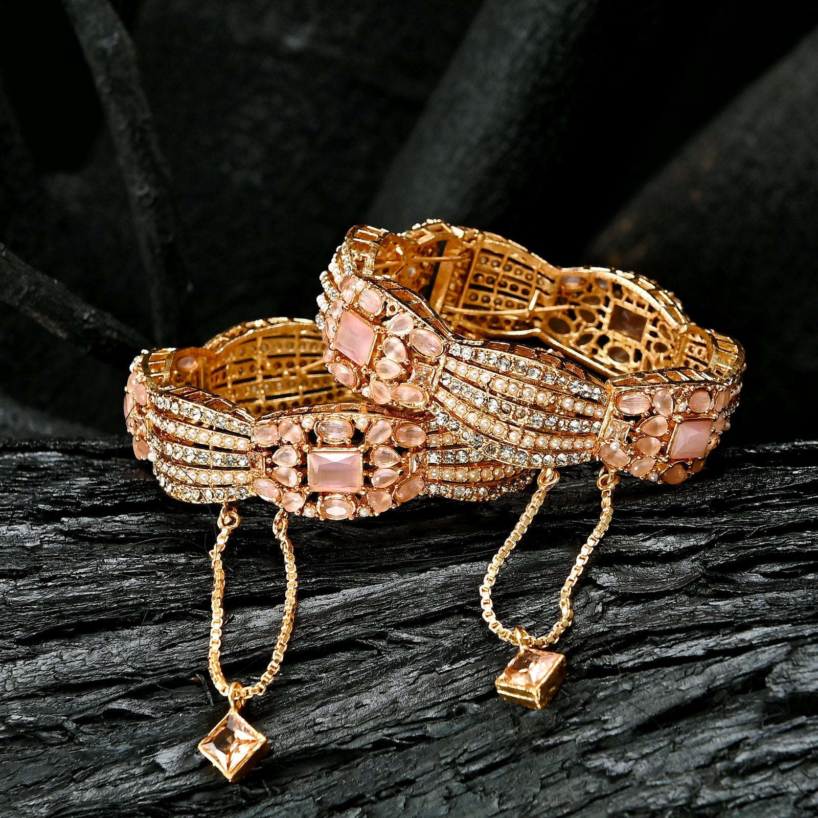Royal Heritage KB Bangles - BN-39 Chikoo