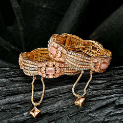 Royal Heritage KB Bangles - BN-39 Chikoo