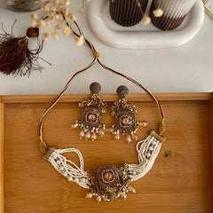 Naureen Half Choker Set - CS-44