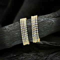 Crystal Crest Bangles - (BN-07)