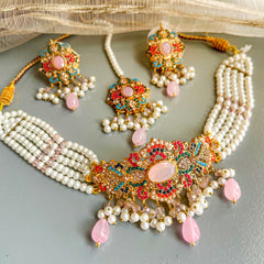 Moti-e-Chamak Royale Choker Set - CS-52