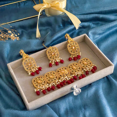 Heer e Moti Square Symphony Necklace Set S-47