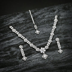 Crystal Cascade Jewellery Set - (S-12)