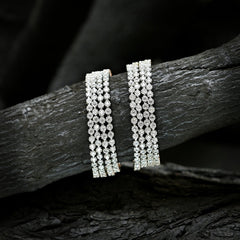 Crystal Crest Bangles - (BN-07)