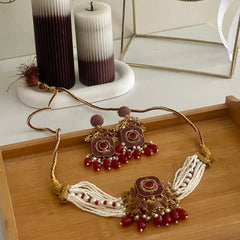 Naureen Half Choker Set - CS-44