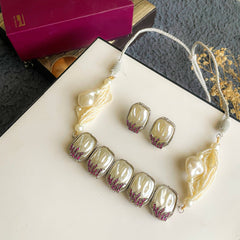 Husn-e-Janan Pearls Perfection Choker Set CS-51