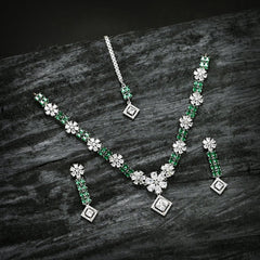 Crystal Cascade Jewellery Set - (S-12)