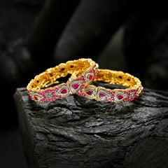 Crystal Craze Bangles - (BN-10)