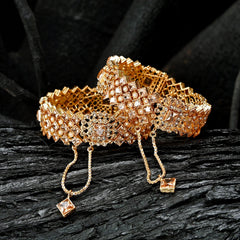 Royal Empress Zircon Bangles - BN-34