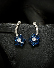 Crystal Star Earrings (CR-05)
