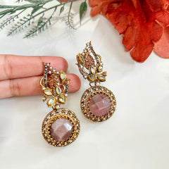Gul e Jahaan Gemstone Cascade Earrings ER-77
