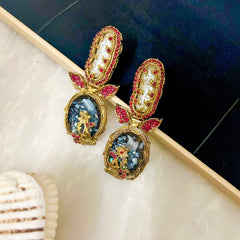 Gul-e-Rang Crushed Starlight Earrings – ER-97