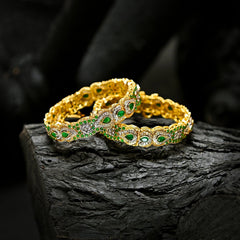 Crystal Craze Bangles - (BN-10)