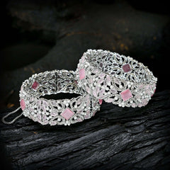 Textured Cuff Bangles (BN-22) Chikoo