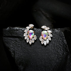 Pear Diamond Shape Earrings (CR-15)
