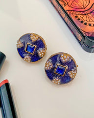 Diyar-e-Moti Glossy Round Pearl Stud Earrings - ER-96