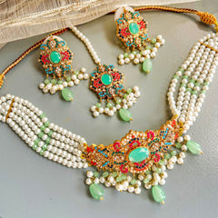 Moti-e-Chamak Royale Choker Set - CS-52