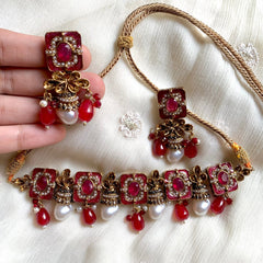 Zewar-e-Moti Pearl and Meena Choker CS-45