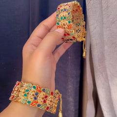 Multicolor Majesty Zircon Bangles - BN-31
