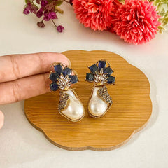 Duraiya Majesty Mother of Pearl Earrings - ER-71