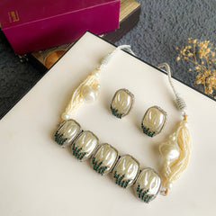 Husn-e-Janan Pearls Perfection Choker Set CS-51