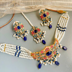Moti-e-Chamak Royale Choker Set - CS-52