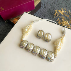 Husn-e-Janan Pearls Perfection Choker Set CS-51