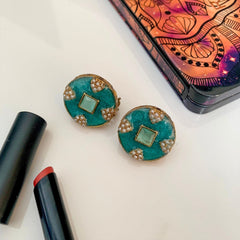 Diyar-e-Moti Glossy Round Pearl Stud Earrings - ER-96