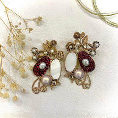 Jawahir Shimmering Star Earrings - ER-72