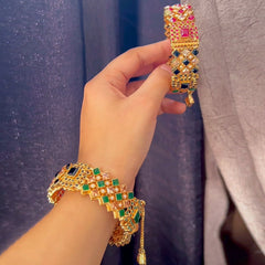 Royal Empress Zircon Bangles - BN-34