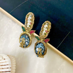 Gul-e-Rang Crushed Starlight Earrings – ER-97