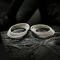 Crystal Crest Bangles - (BN-07)