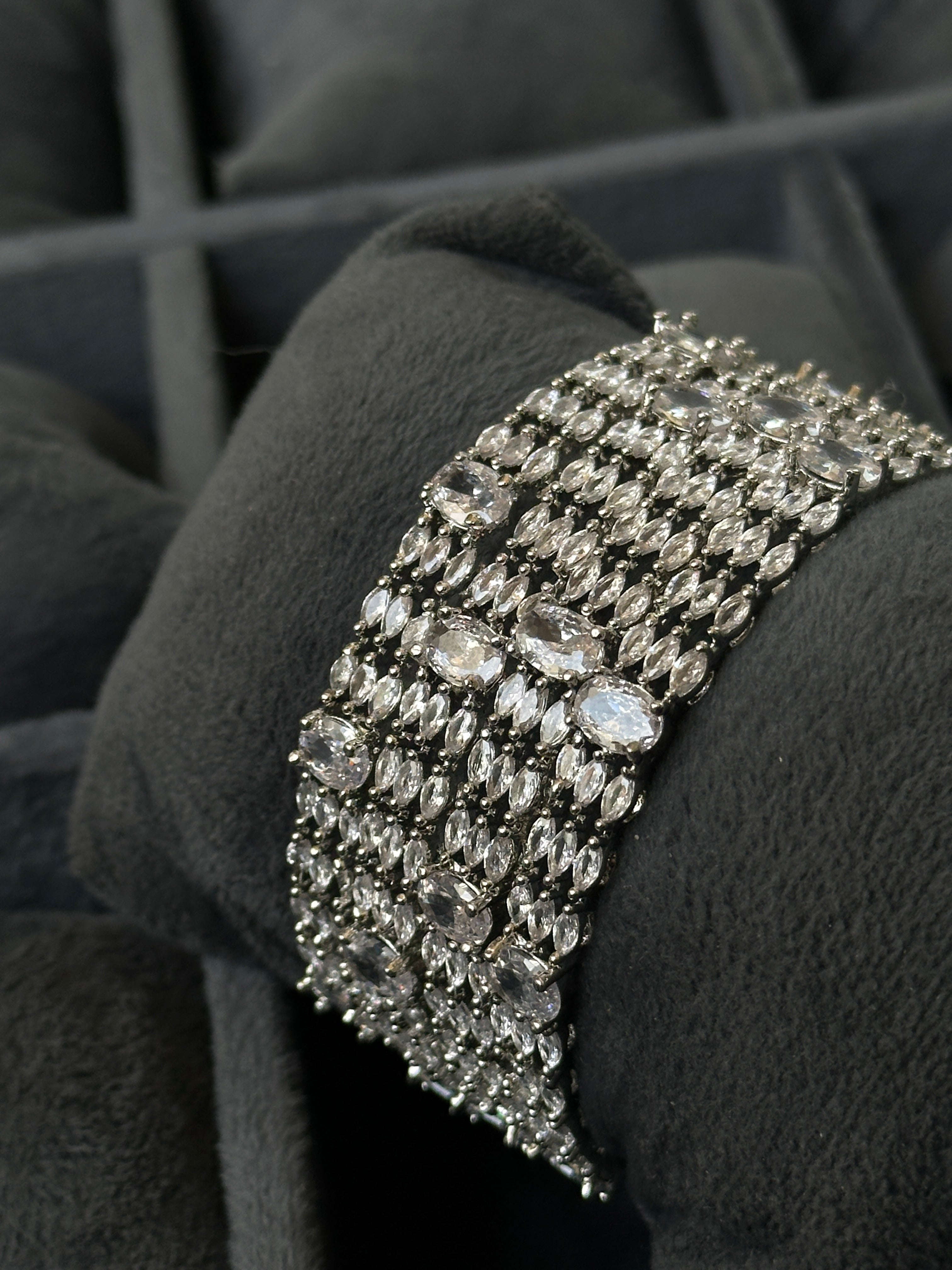 Enchanted Silver Bangles- (Chi-53) Chikoo