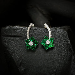 Crystal Star Earrings (CR-05)