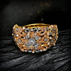 Openable Flower Bangles - (BN-13)